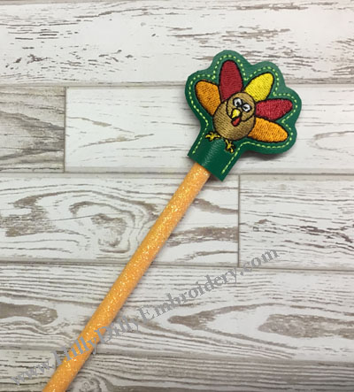 Cute Turkey Pencil Topper Digital File