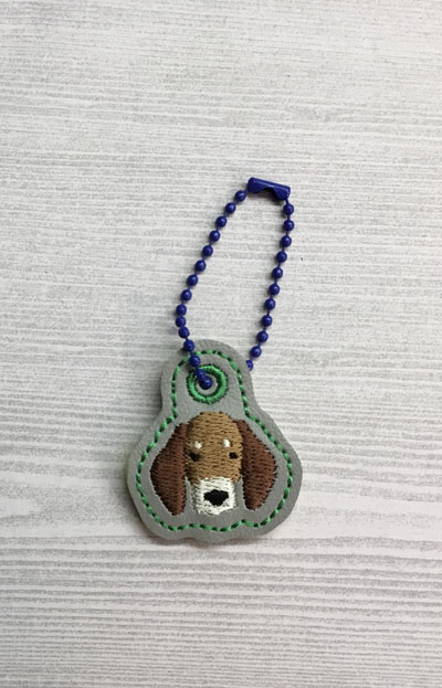 Dachshund Dog Head Charm Digital Design File