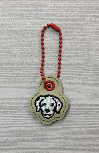 Dalmatian Dog Head Charm Digital File