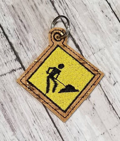 Digging Sign Charm Digital File