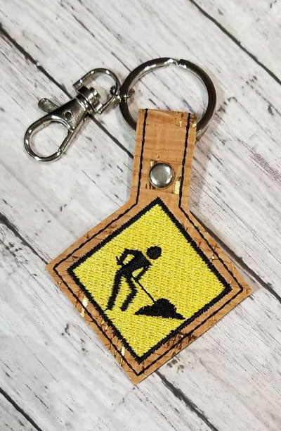 Digging Sign Snap Tab Digital File