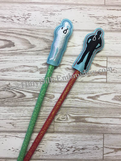 Doctor Duo Pencil Topper Set Digital Design File