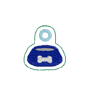 Dog Bowl Charm Digital File