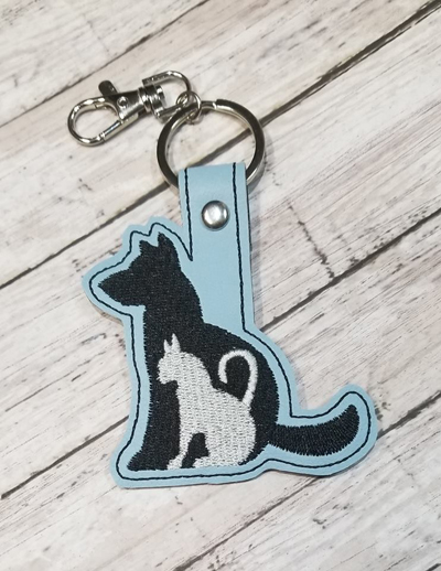 Cat Dog Snap Tab Digital File