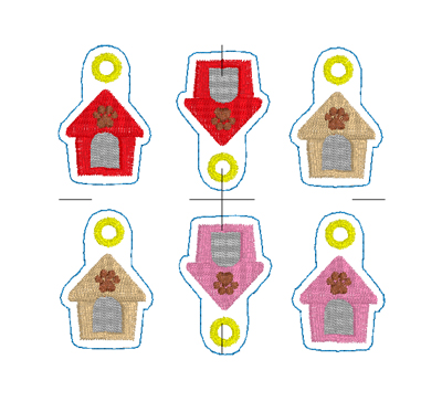 Dog House Charm Digital File