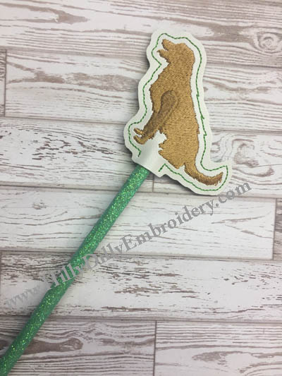 Dog Silo Chunky Pencil Topper Digital Design File