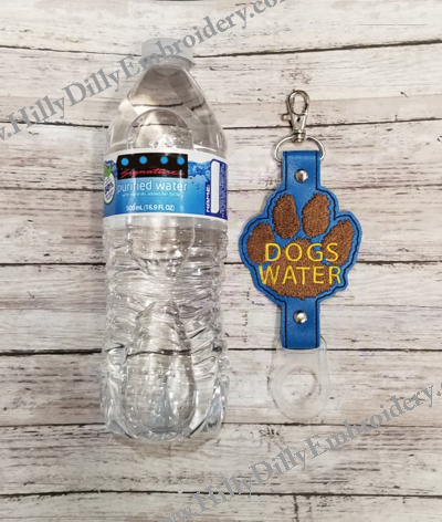 Dogs Water Bottle Holder Digital File