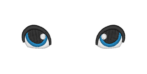 Doll Face Eyes Digital Design File