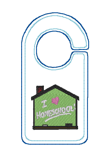 Home School Door Hanger Digital File