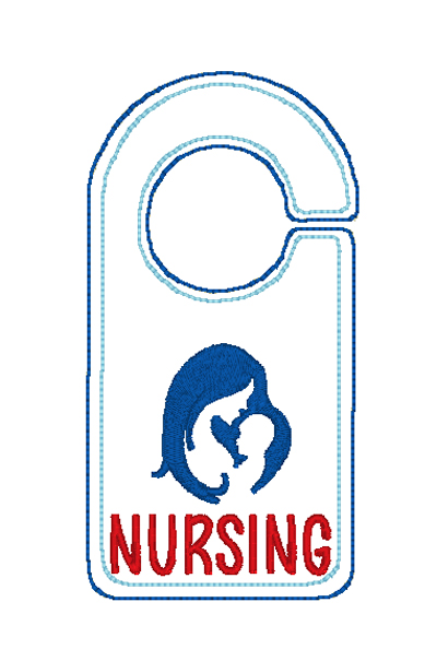 Nursing Door Knob Hanger Digital File