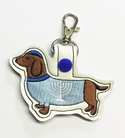 Doxie Menorah Fob Digital File