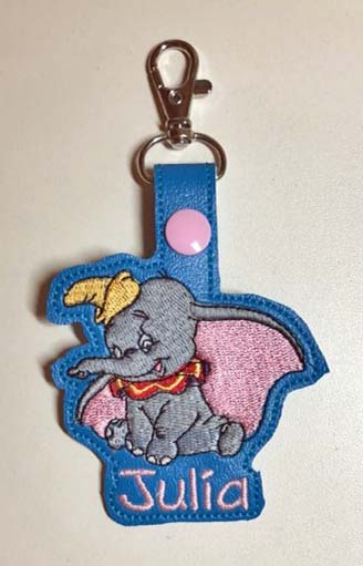 Elephant Big Ears Snap Tab Digital File
