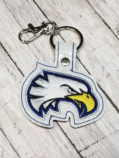 Eagle Head Snap Tab Digital File