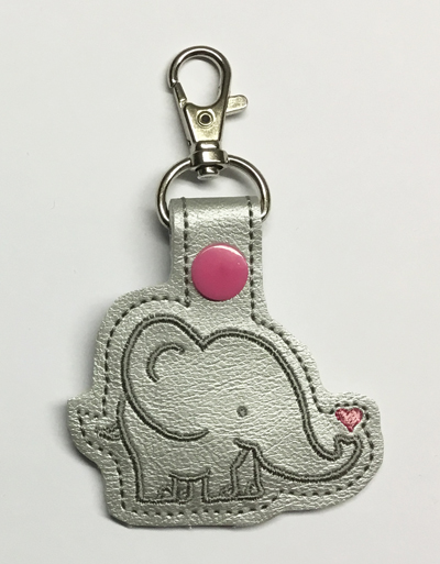 Ellie With Heart Snap Tab Digital File