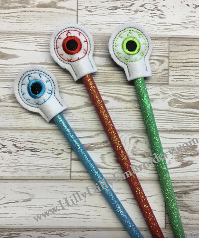 Eyeball Pencil Topper Digital Design