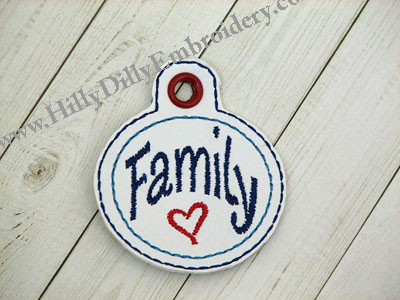 Family Circle Eyelet Digital File