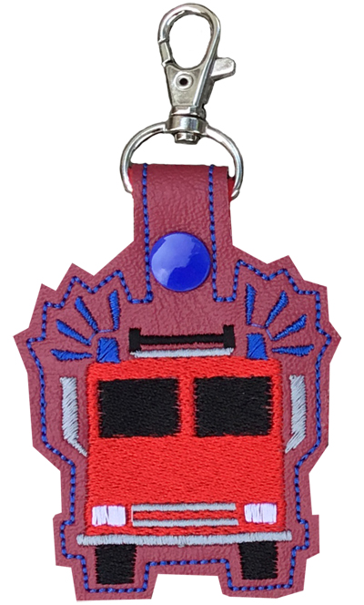 Firetruck Snap Tab Digital File