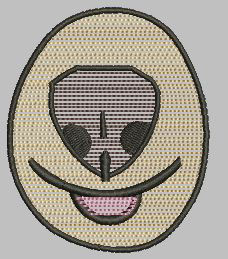 Fox Nose Quick Stitch Digital Design File