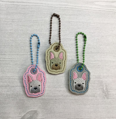 French Bulldog Head Charm Digital File