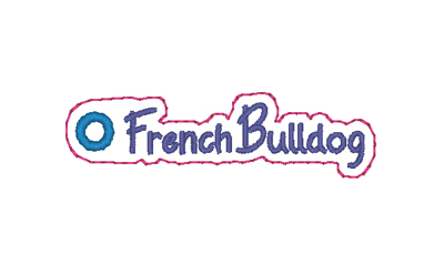 French Bulldog Word Charm Digital File