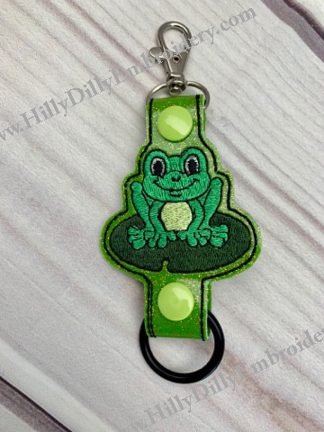 Frog Lilly Pad Bottle Holder Digital File