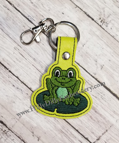 Frog Lilly Pad Snap Tab Digital File