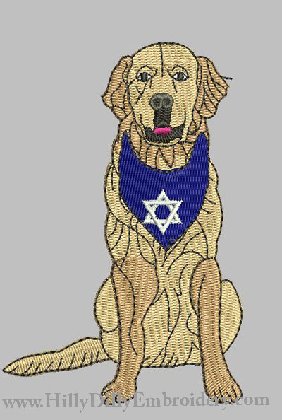 GRetriever 4x4 Star of David Bandana Digital File