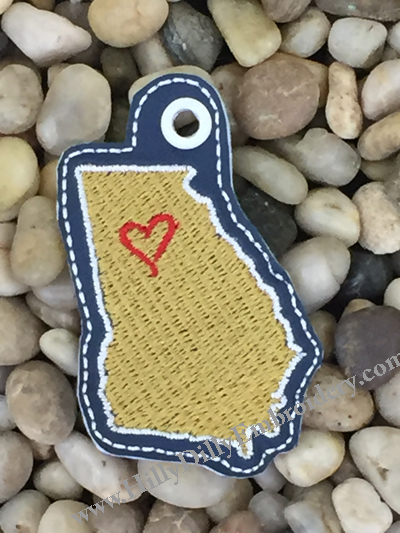 Georgia State Eyelet Digital File