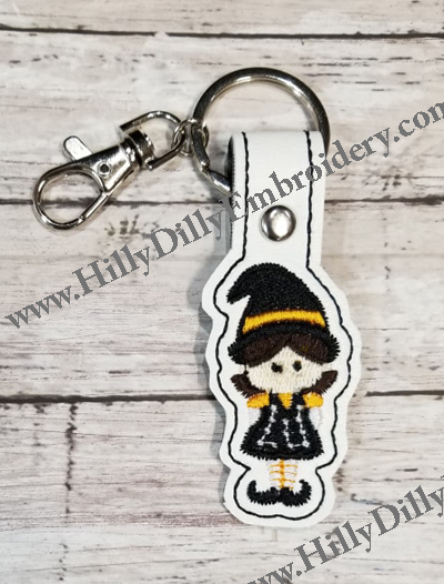 Gnome Halloween Girl SNap Tab Digital File