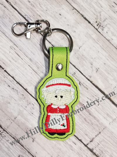 Gnome Mrs. Claus Snap Tab Digital File