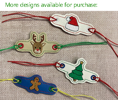 Santa Boot Bracelet Digital File