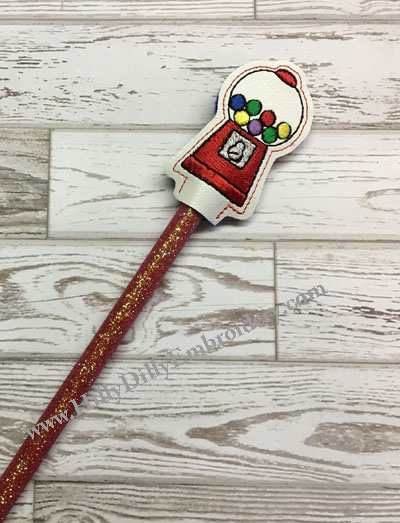 Gumball Machine Pencil Topper Digital File