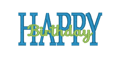 Birthday Wording Digital Design File