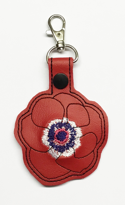Poppy Outline Snap Tab Digital File