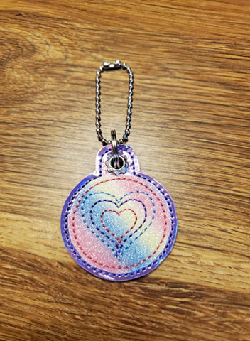Hearts Circle Eyelet Digital File