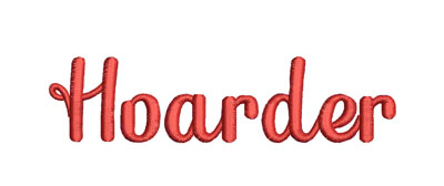 Hoarder Word Digital Design File