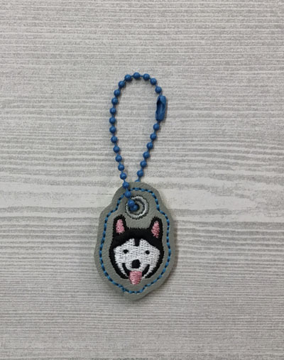 Husky Dog Head Charm Digital File
