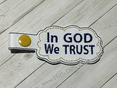 In God We Trust Snap Tab Digital File