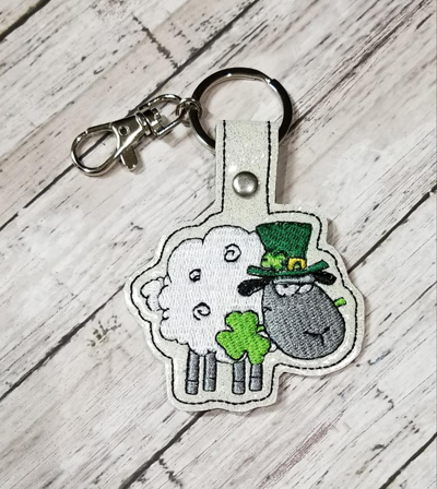 Irish Sheep Snap Tab Digital File