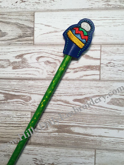 Knit Hat Pencil Topper Digital File
