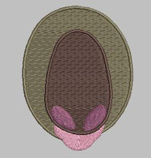 Koala Nose 4x4 digital design file