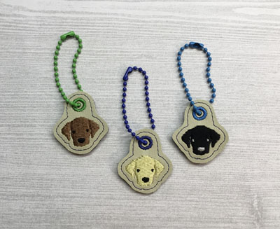 Labrador Dog Head Charm Digital File