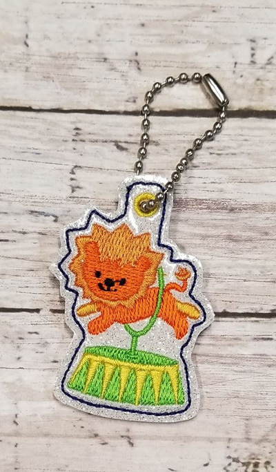 Circus Lion Charm Digital File