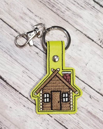 Log Cabin Snap Tab Digital File