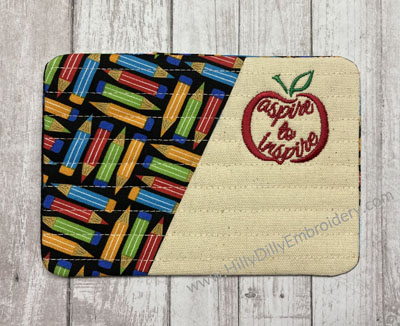 Mug Rug Aspire to Inspire Digital Design File