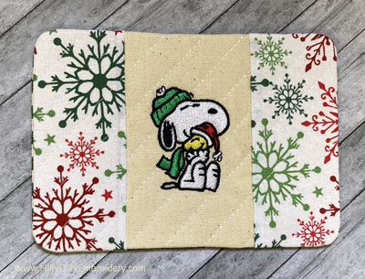 Mug Rug Beagle Hug Digital Design File