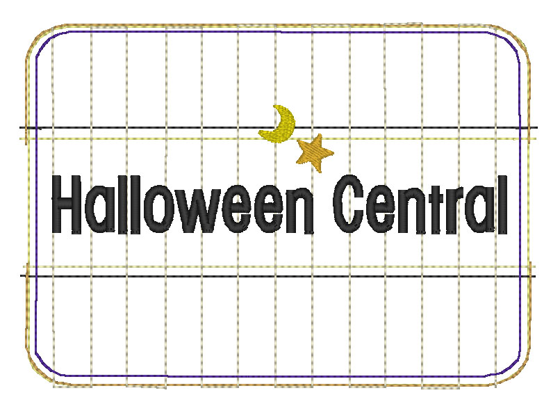 Mug Rug Halloween Central Digital Design File