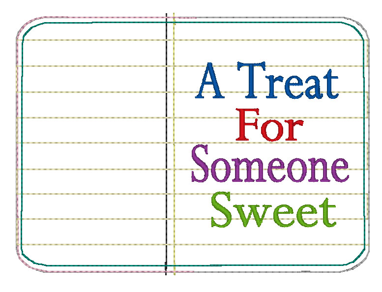 Mug Rug Treat 4 Someone Sweet Digital Design File