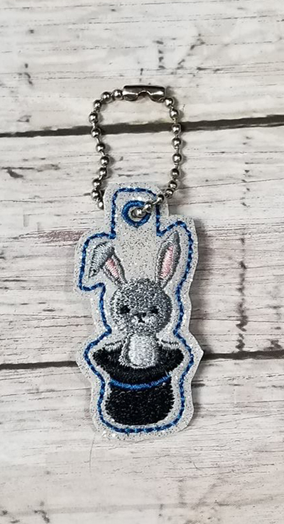 Rabbit in the Hat Charm Digital File