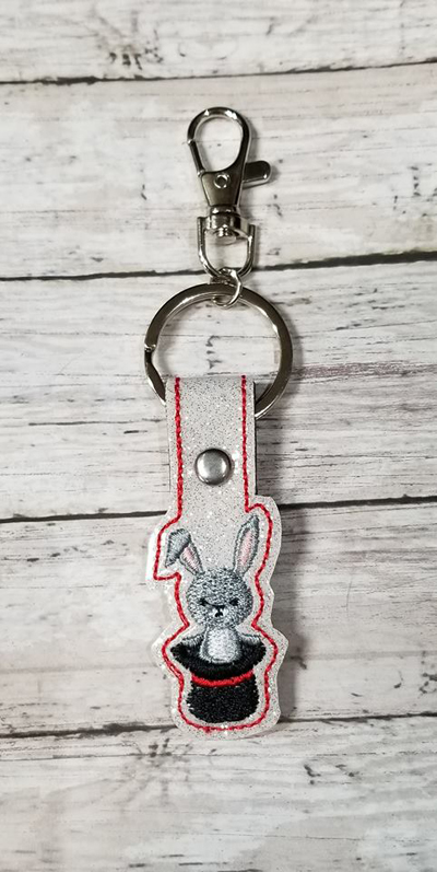 Rabbit in the Hat Snap Tab Digital Design